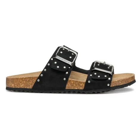 Pantofle Geox D BRIONIA R dámské, černá barva, D55Y3I 000AU C9999