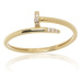 Dámský prsten ze žlutého zlata hřebík PR0573F + DÁREK ZDARMA