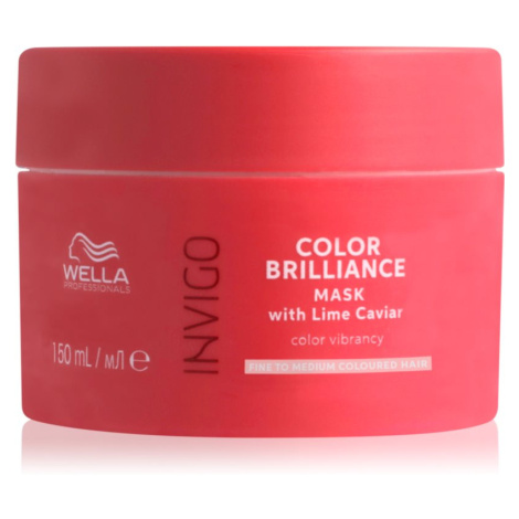 Wella Professionals Invigo Color Brilliance hydratační maska pro jemné vlasy 150 ml