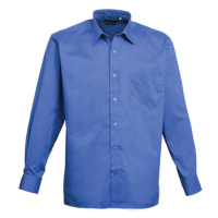 Premier Workwear Pánská košile s dlouhým rukávem PR200 Royal -ca. Pantone 286