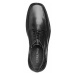 Černá kožená společenská obuv Claudio Conti