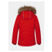 Červená holčičí zimní bunda Hannah Waca Jr
