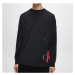Calvin Klein Calvin Klein pánské černé tričko s dlouhým rukávem CK ECO FASHION TEE