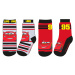 Cars- Auta - licence Chlapecké ponožky - Auta 52345558, šedá/ červená Barva: Červená / šedá