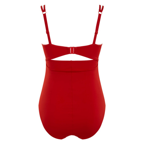 Jednodílné plavky model 19916464 červené - Panache