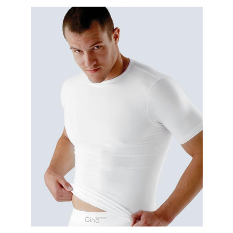 Gina Pánské triko krátký rukáv 58003P bílá