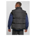 Block Puffer Vest - black/black