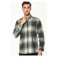 G702 DEWBERRY MEN'S SHIRT-GREEN