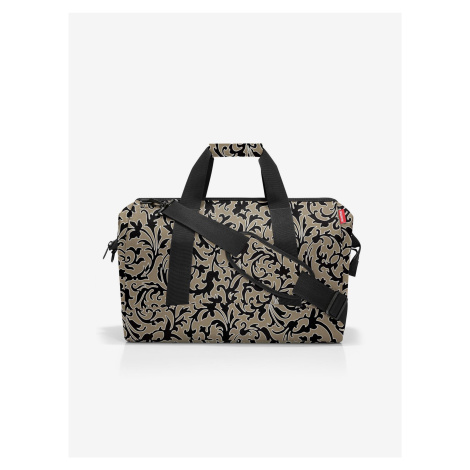 Khaki dámská vzorovaná cestovní taška Reisenthel Allrounder L Baroque Marble
