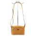 Kožená crossbody kabelka MiaMore 01-013 camel