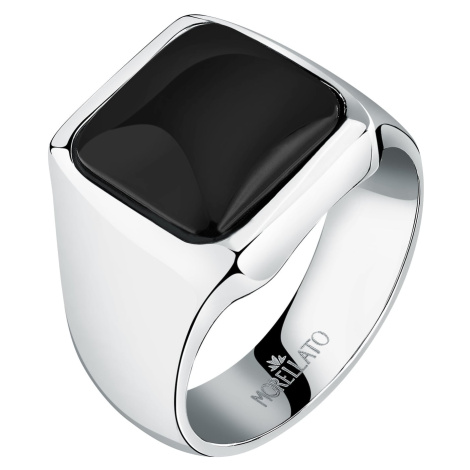 Morellato Pánský ocelový prsten s achátem Pietre S17370 61 mm