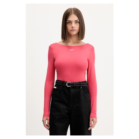 Body Tommy Jeans růžová barva, DW0DW21574 Tommy Hilfiger