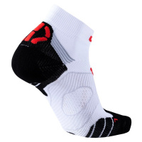 Pánské ponožky UYN Run Super Fast Socks, bílo-červená