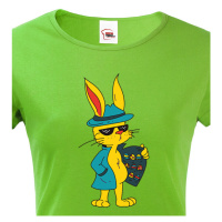 Dámské vtipné triko - Velikonoční zajíc