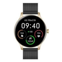 GARETT ELECTRONICS Smartwatch Classy zlato-černá ocel chytré hodinky