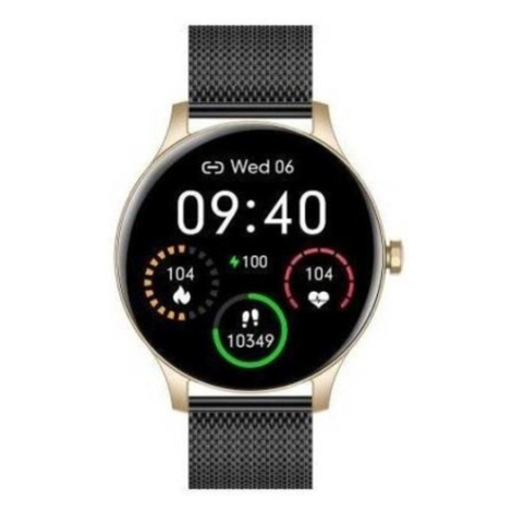 GARETT ELECTRONICS Smartwatch Classy zlato-černá ocel chytré hodinky