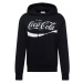 JACK & JONES Mikina 'COCA COLA' černá / bílá