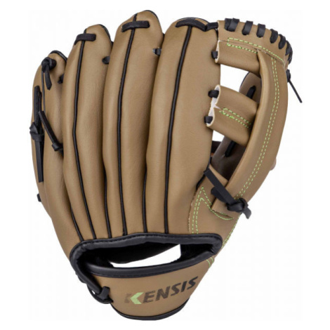 Kensis BASEBALL GLOVE Baseballová rukavice, hnědá, velikost