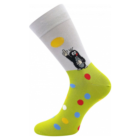 Ponožky Lonka - KR 111, zelinkavá / šedá Barva: Zelinkavá