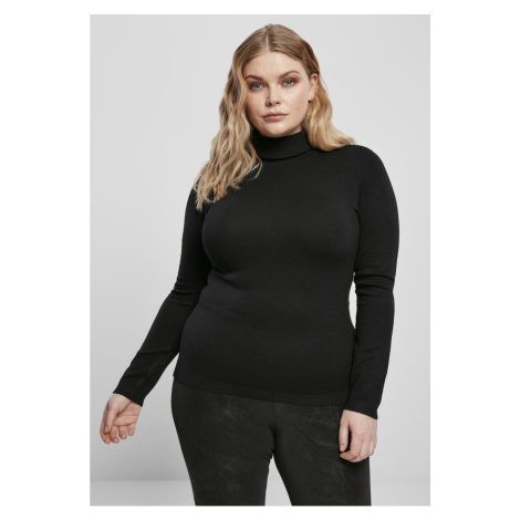 Ladies Basic Turtleneck Sweater Black Urban Classics
