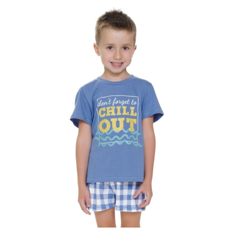 Dětské pyžamo Chill out II modré dn-nightwear