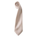 Premier Workwear Pánská saténová kravata PR750 Natural -ca. Pantone 1205