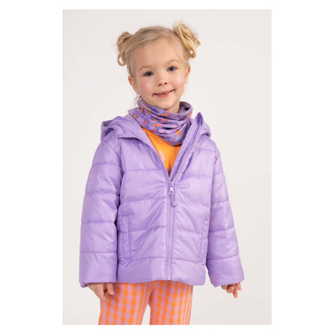Dětská bunda Coccodrillo fialová barva