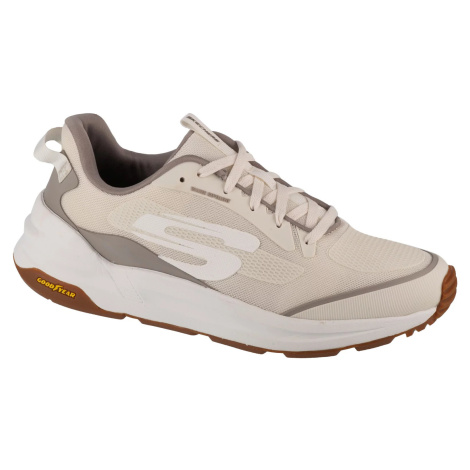 SMETANOVÉ STYLOVÉ TENISKY SKECHERS GLOBAL JOGGER - COVERT Smetanová