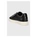 Kožené sneakers boty Calvin Klein CLEAN CUPSOLE LACE UP černá barva, HW0HW01863