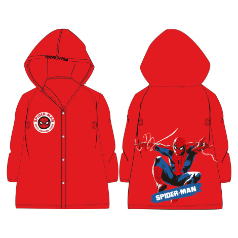 Spider Man - licence Chlapecká pláštěnka - Spider-Man 52281518, červená Barva: Červená