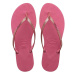 Žabky Havaianas YOU GLITTER dámské, růžová barva, na plochém podpatku, 4148041.1750