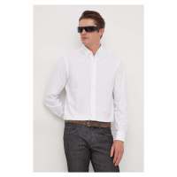 Košile BOSS bílá barva, regular, s límečkem button-down, 50508914