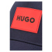 Dětská bavlněná kšiltovka HUGO tmavomodrá barva, s aplikací