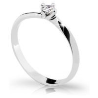 Cutie Diamonds Zásnubní prsten z bílého zlata s briliantem DZ6811-1907-00-X-2 62 mm