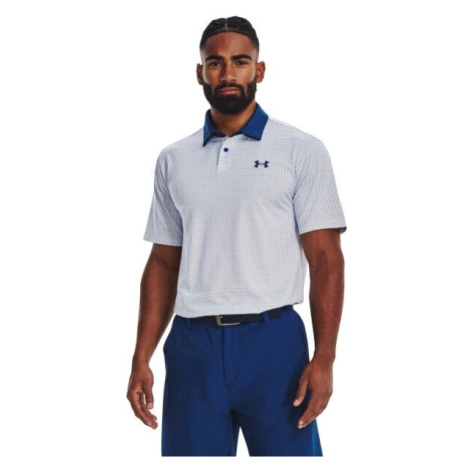 Under Armour T2G PRINTED POLO Pánské golfové polotričko, bílá, velikost