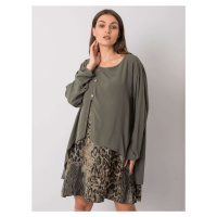 Šaty DHJ SK 21451.50 khaki