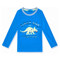 Chlapecké triko - KUGO MC1281, modrá Barva: Modrá
