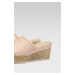 Pantofle Lasocki WI16-2247-01 Přírodní kůže (useň) - Lícová