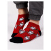 Yoclub Man's Ankle Funny Cotton Socks Patterns Colours