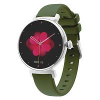 Wotchi AMOLED Smartwatch DM70 – Silver – Green