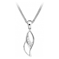 Silver Cat Módní náhrdelník se zirkony SC399