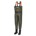 Prologic broďáky inspire chest bootfoot wader eva sole green - 40-41