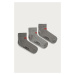 Ponožky Levi's šedá barva