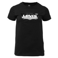 Levi's® THE PERFECT TEE CLEAR FOIL Dámské tričko, černá, velikost