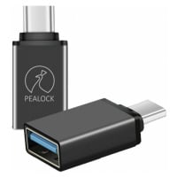 Pealock USB C REDUKCE Usb redukce, černá, velikost