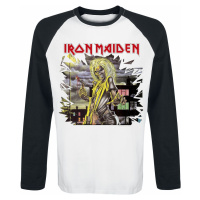 Iron Maiden Killers Shatter Tričko s dlouhým rukávem bílá/cerná
