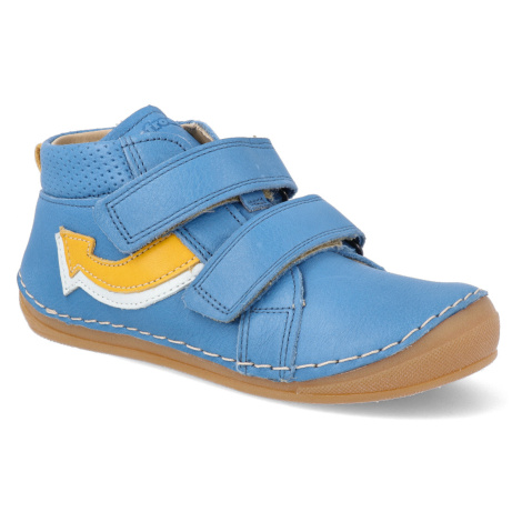Kotníkové boty Froddo - Flexible Jeans s aplikací modré