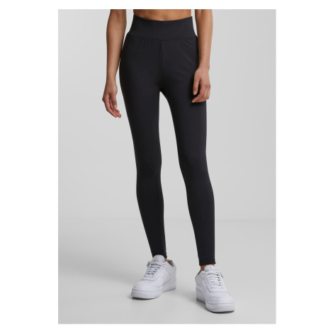 Dámské legíny s vysokým pasem černé Urban Classics