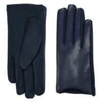 Art Of Polo Woman's Gloves Rk23392-7 Navy Blue