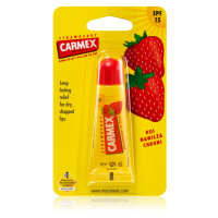 Carmex Strawberry balzám na rty v tubě SPF 15 10 g